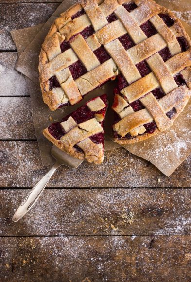 Crostata ai frutti di bosco Caramel à la fleur de sel